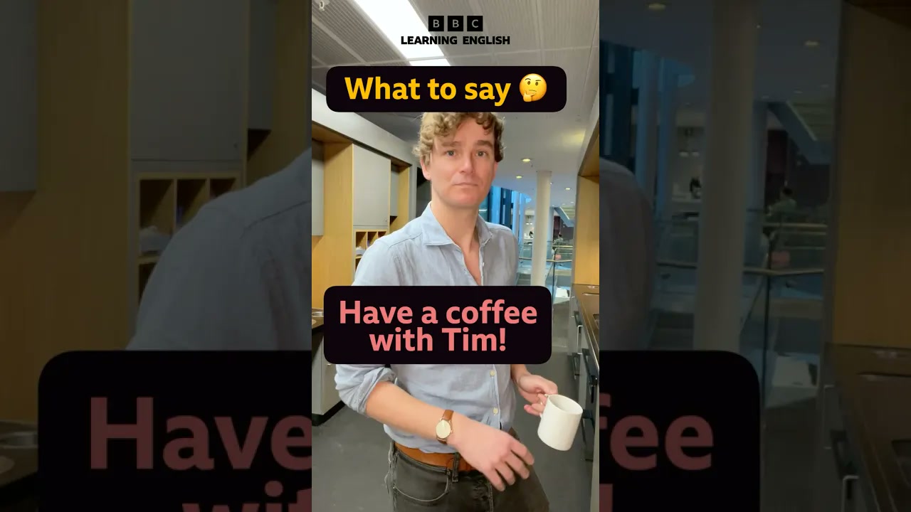 English conversation – have a coffee with Tim Thumbnail