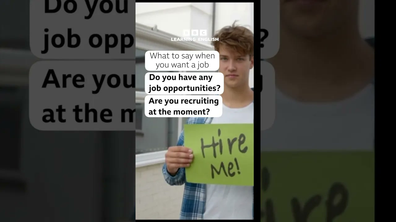 Asking for a job - Vocabulary Thumbnail