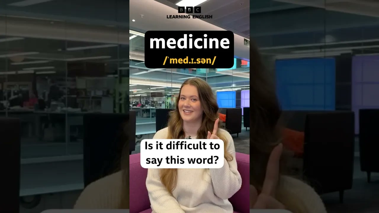 Pronunciation hack – ‘medicine’ Thumbnail
