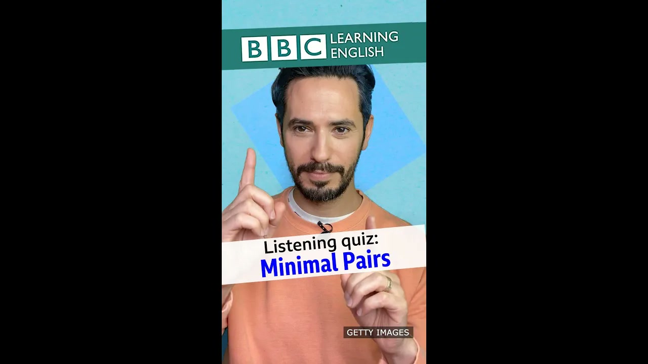 Pronunciation challenge! Minimal pairs Thumbnail