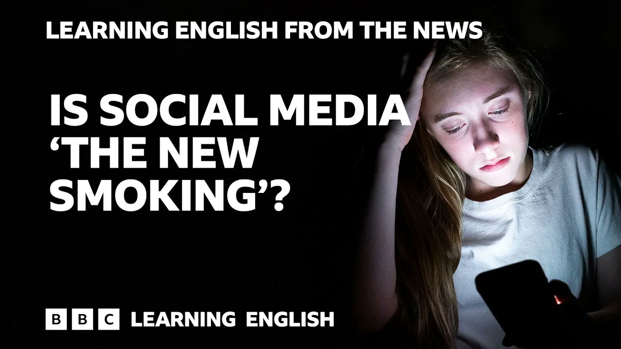 Is social media 'the new smoking'__ BBC Learning English from the News Thumbnail