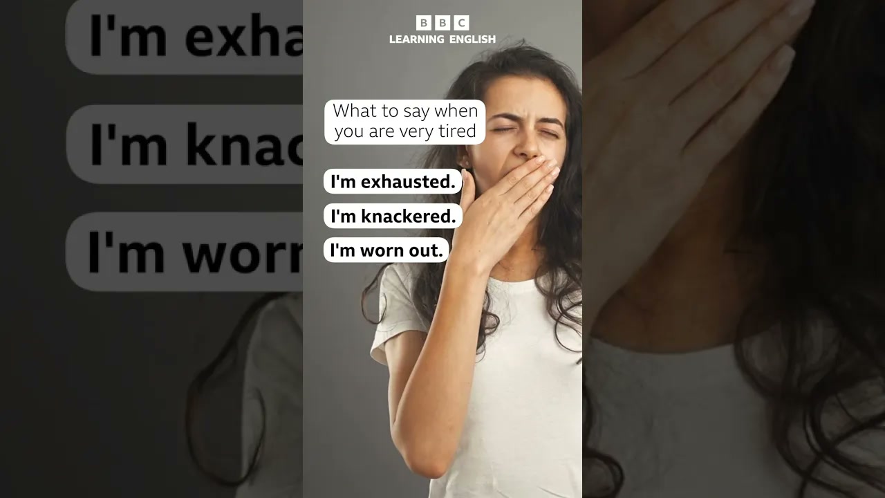 What to say when you're very tired Thumbnail