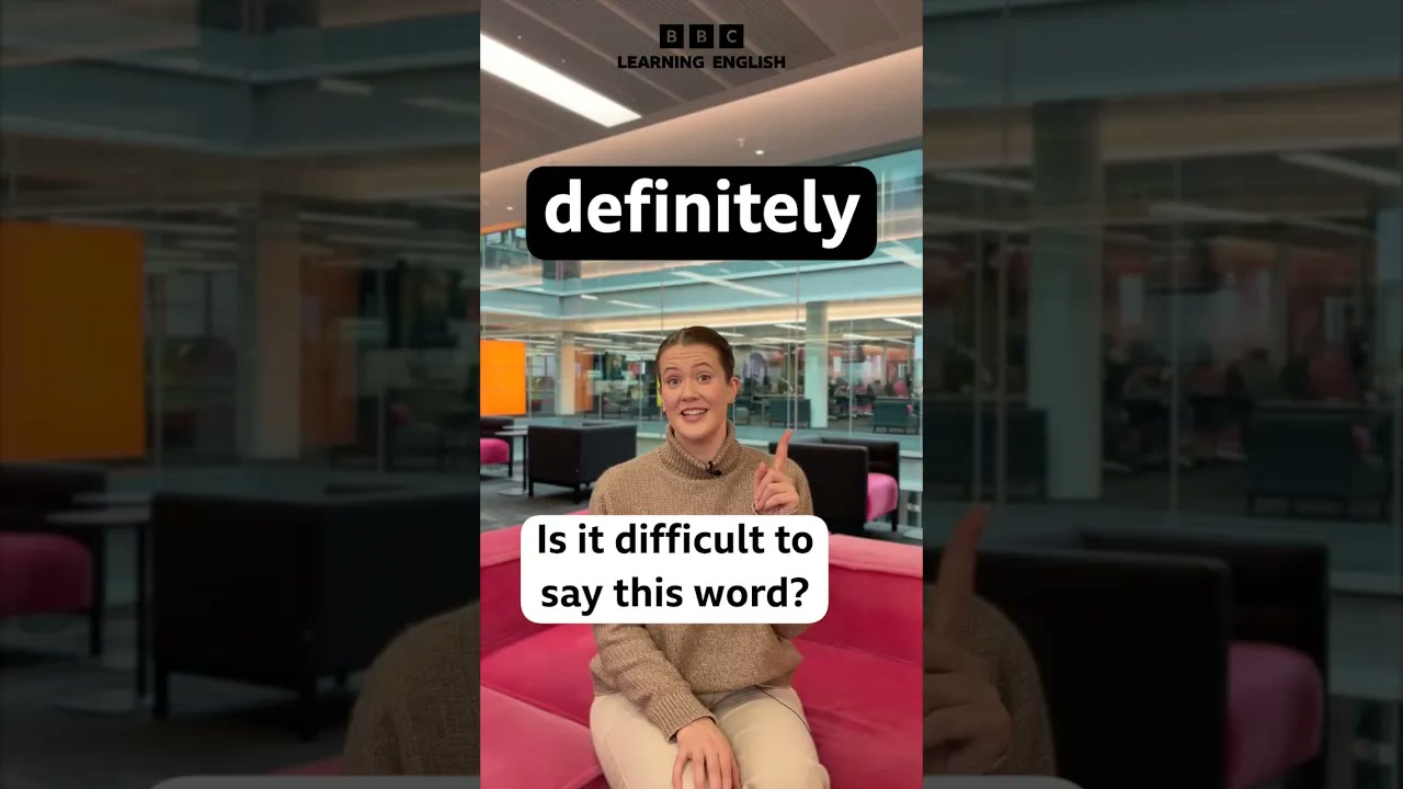 Pronunciation hack – ‘definitely’ Thumbnail