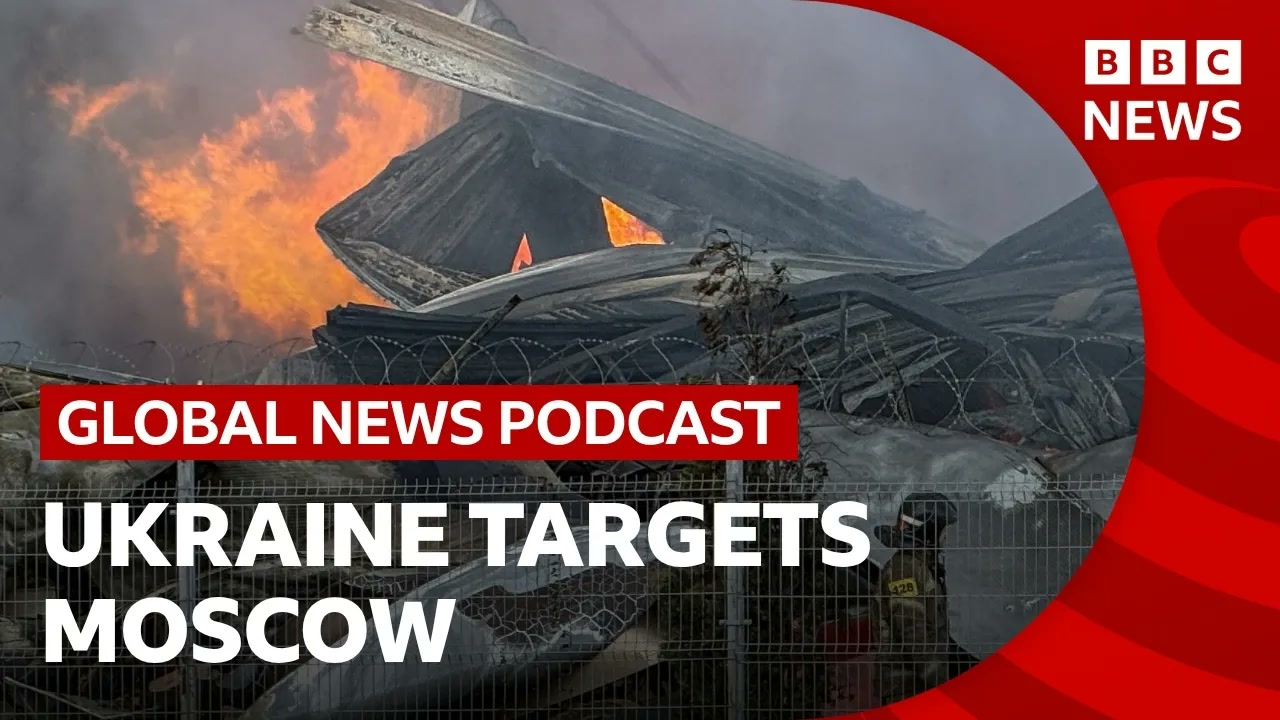 Ukraine attacks Moscow with drone strikes _ Global News Podcast Thumbnail