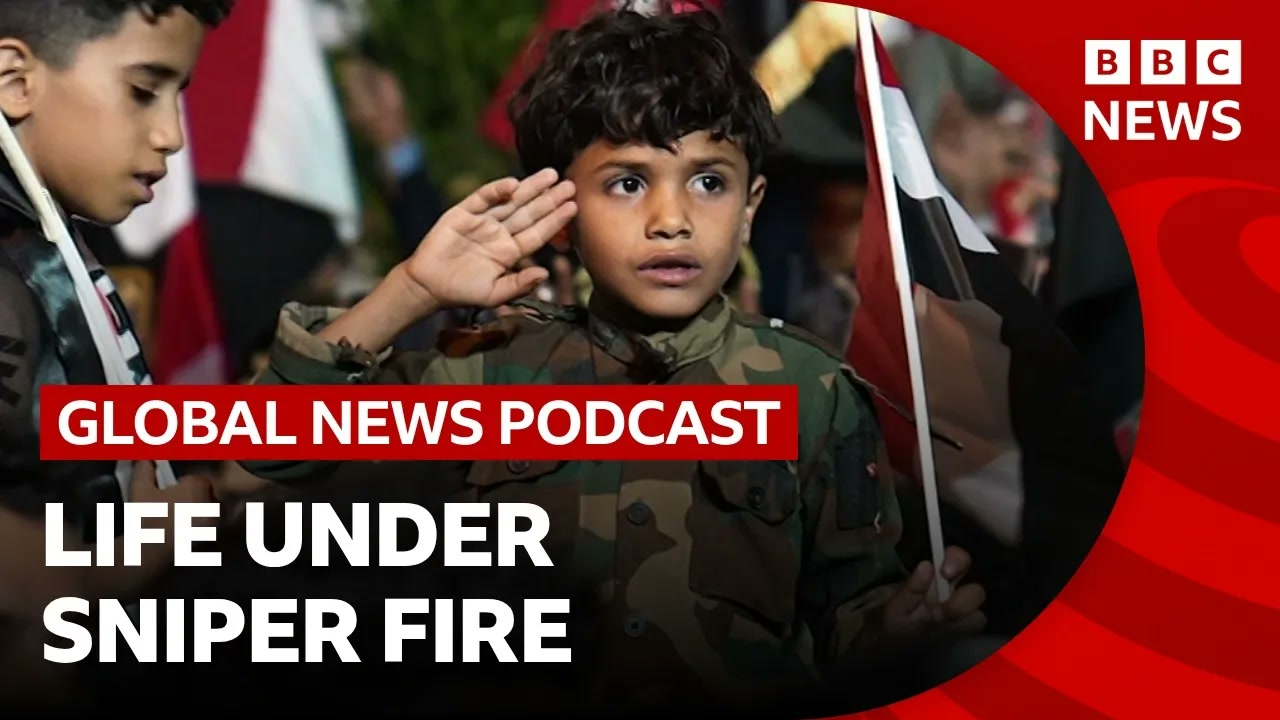 Life under sniper fire from Iran-backed Houthis in Yemen and other stories _ Global News Podcast Thumbnail