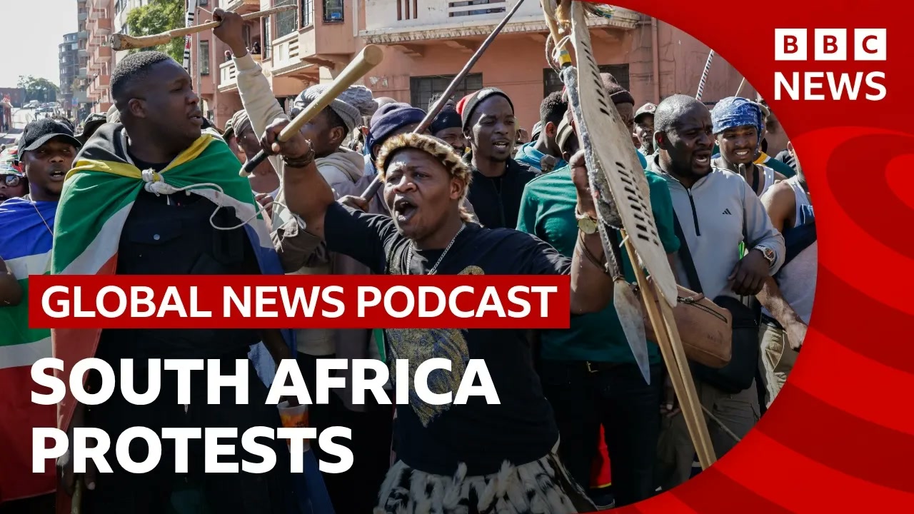 Why are anti-migrant protests growing in South Africa_ _ Global News Podcast Thumbnail