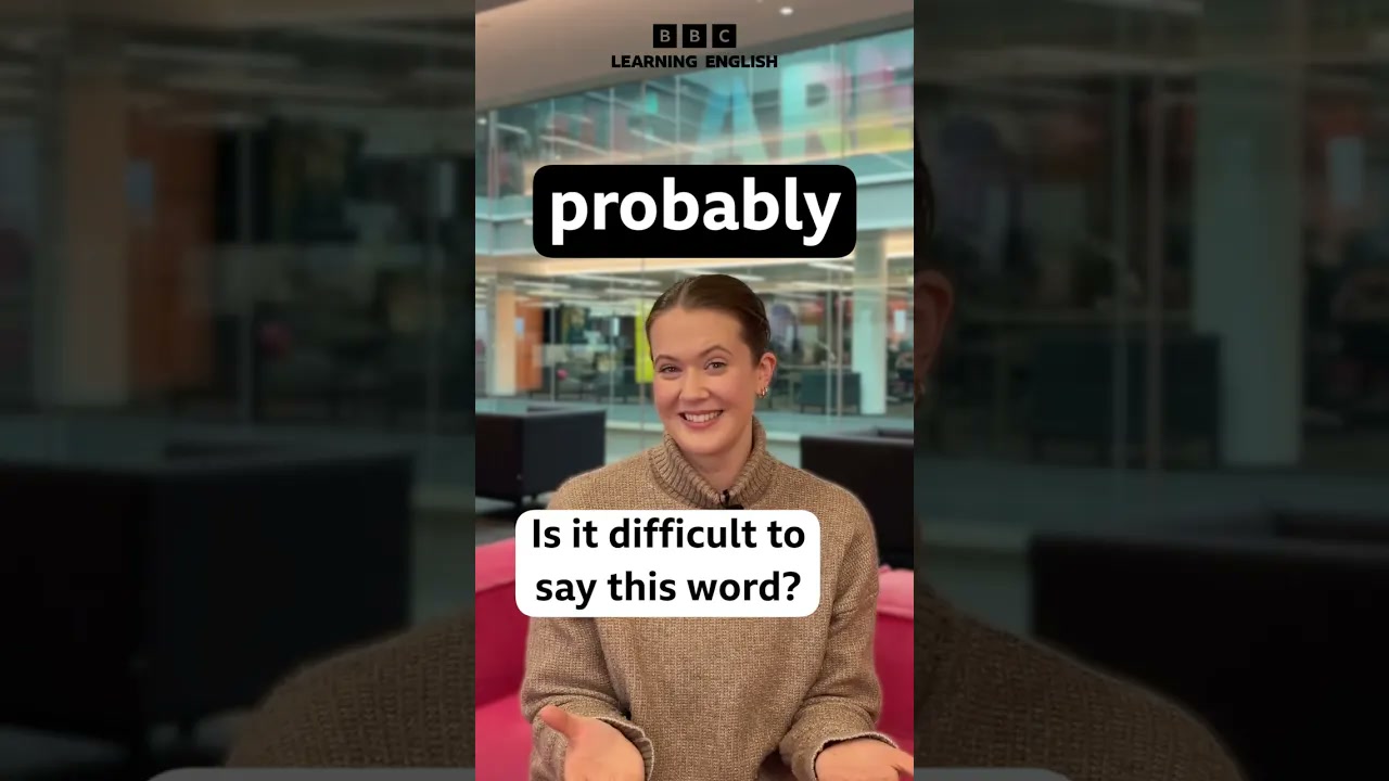 Pronunciation hack – ‘probably’ Thumbnail