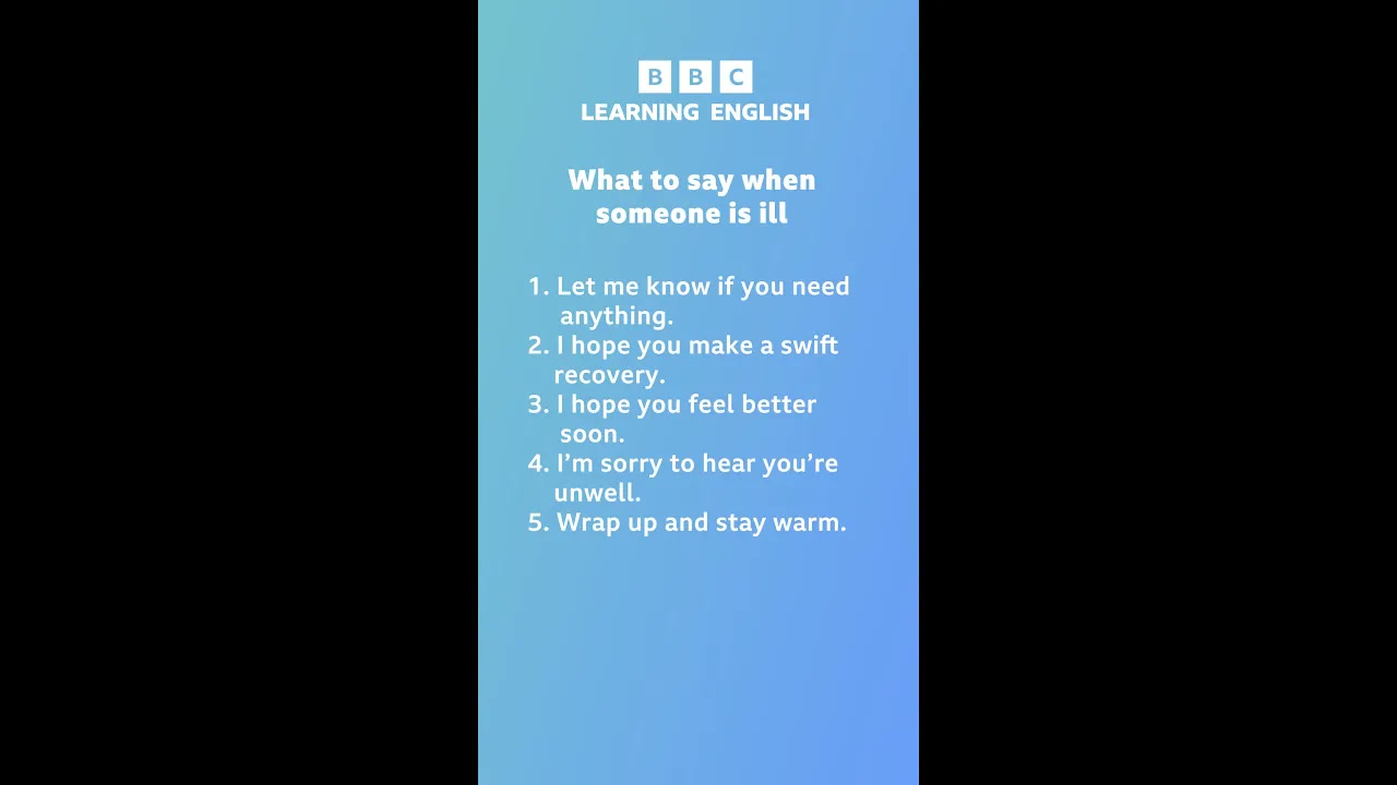 What to say when someone is ill Thumbnail
