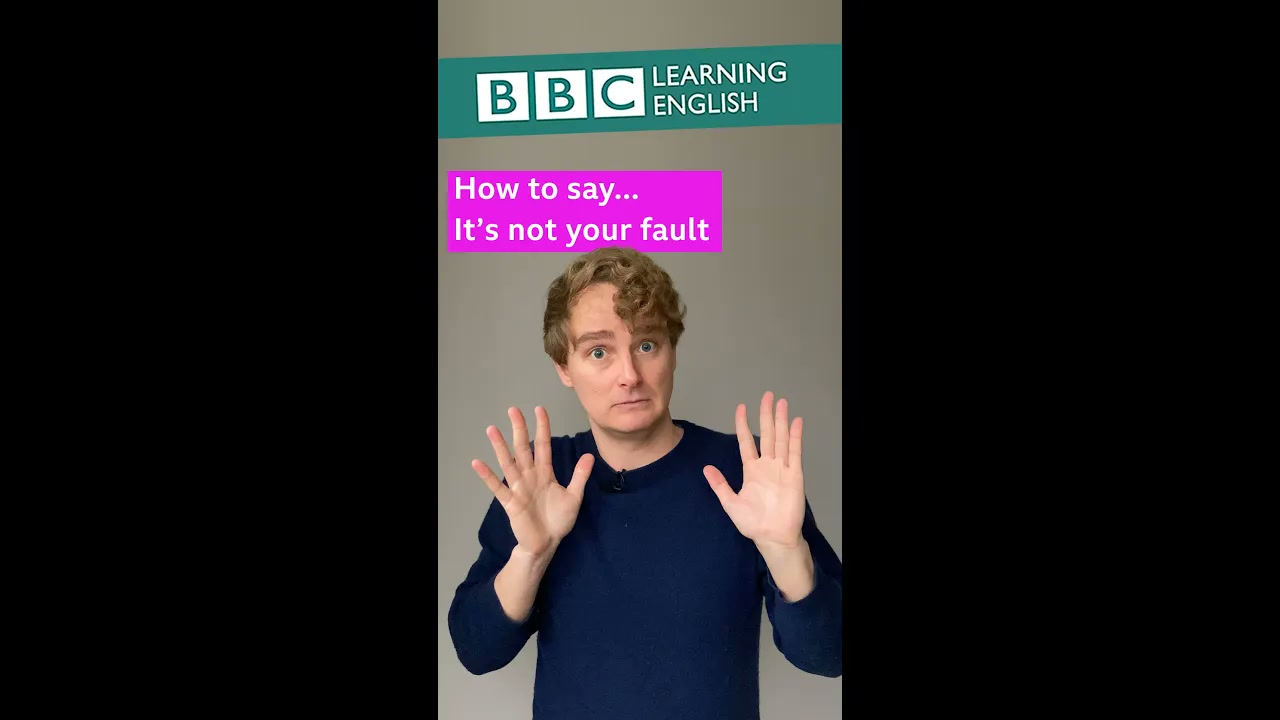 Ways to say something is not your fault Thumbnail