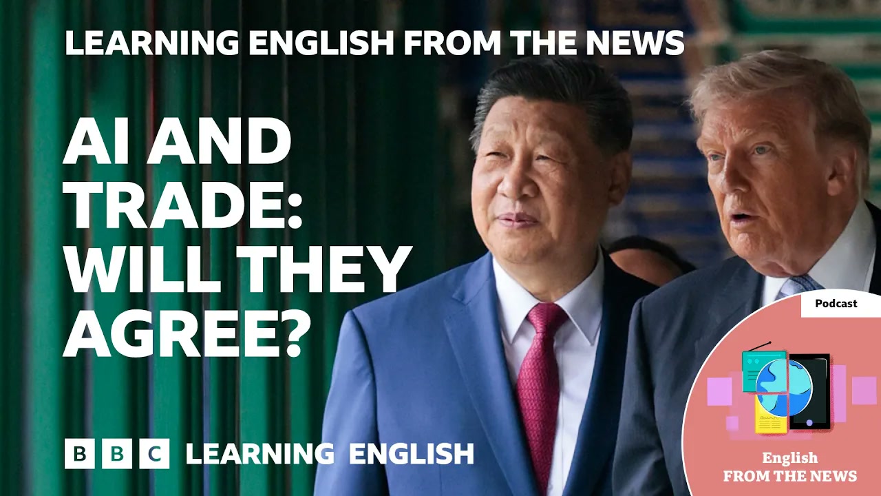 Trump and Xi to meet in Washington summit _ BBC Learning English from the News Thumbnail