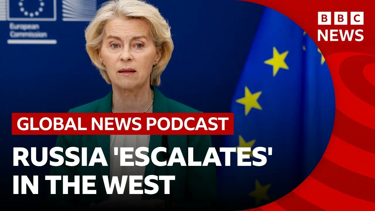 Europe condemns Russian ‘escalation’ in the West, and other top news stories _ Global News Podcast Thumbnail