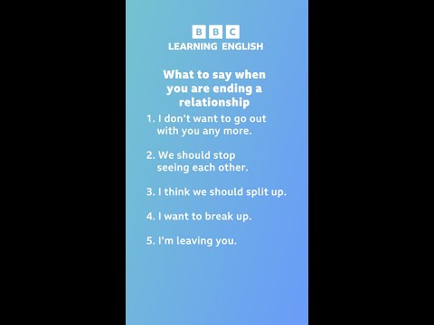 What to say when you are ending a relationship Thumbnail