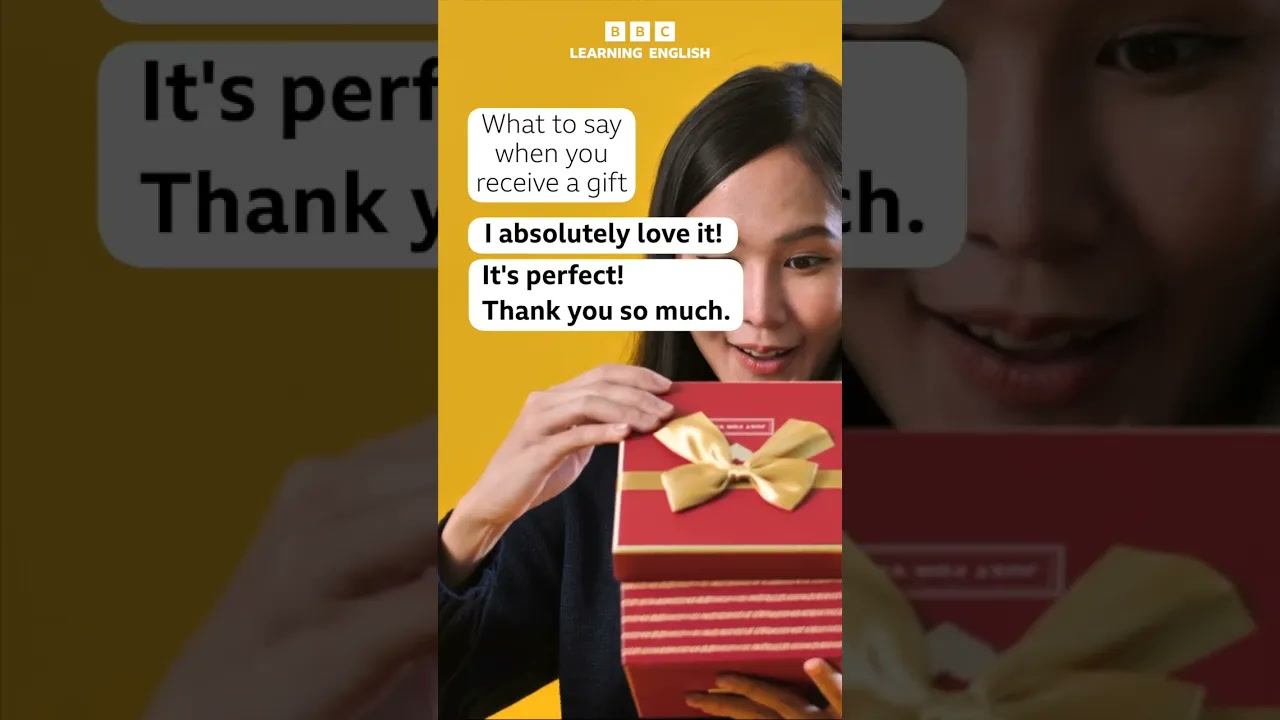 What to say when you receive a gift Thumbnail