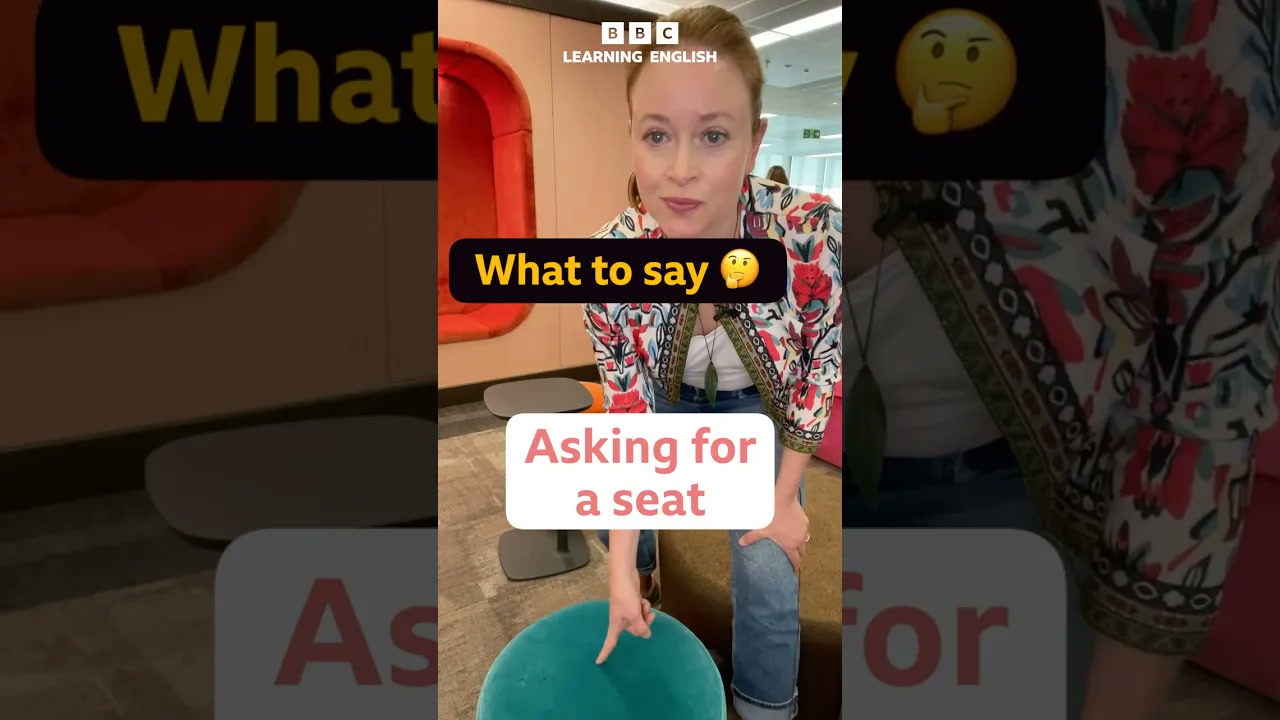 How to ask for a seat in English Thumbnail