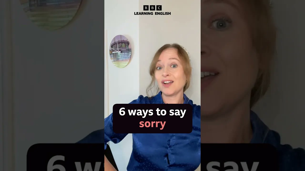 6 ways to say ‘sorry’ in English Thumbnail