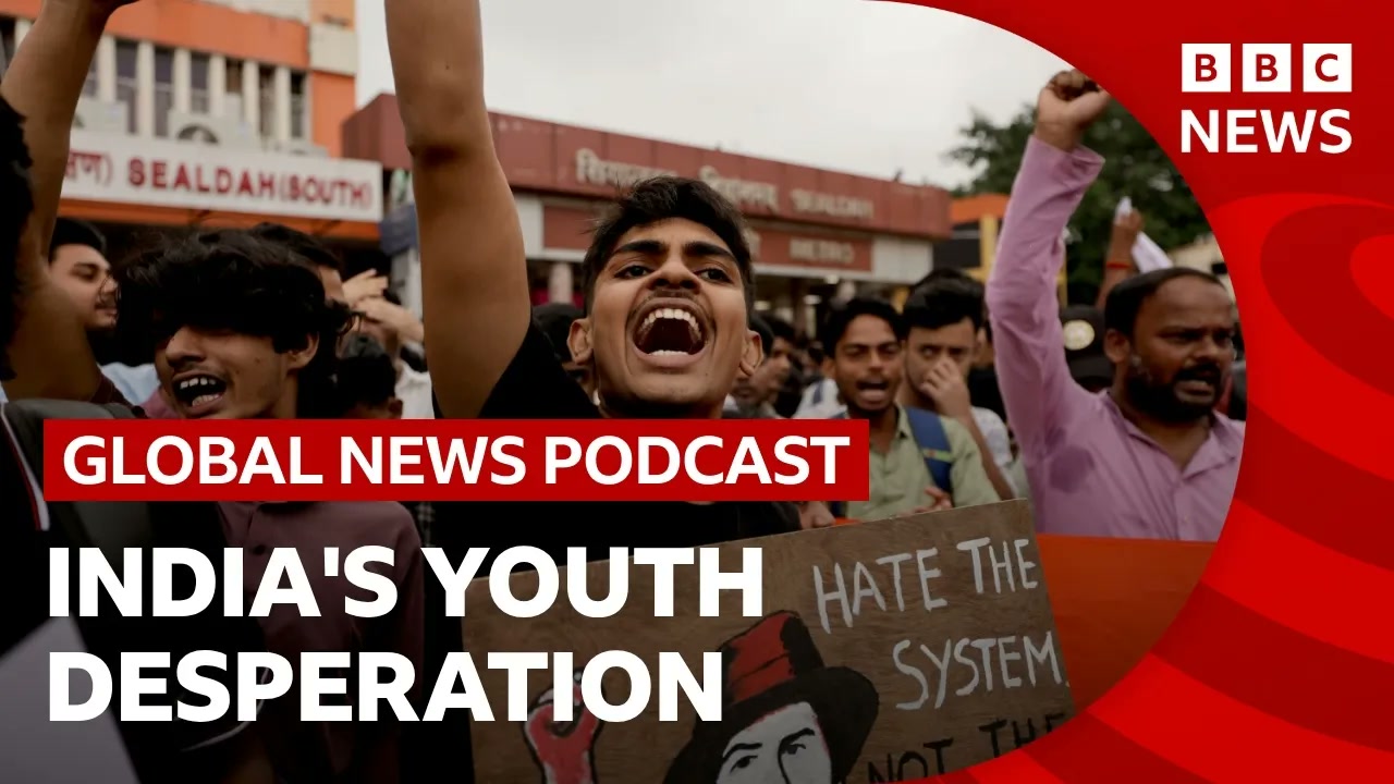 India's youth desperation fuelling the 'Cockroach Party' _ Global News Podcast Thumbnail