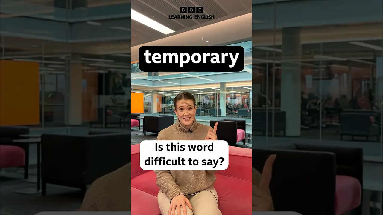 Pronunciation hack – ‘temporary’ Thumbnail