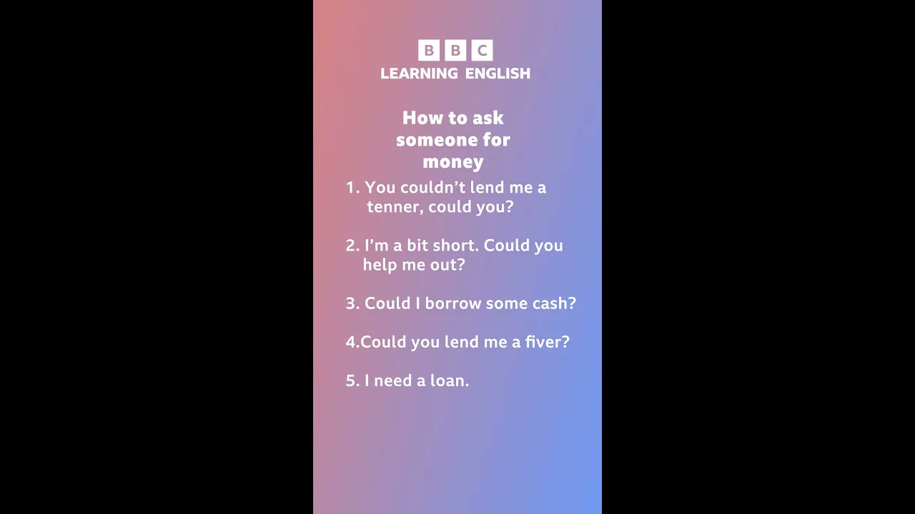 How to ask someone for money Thumbnail