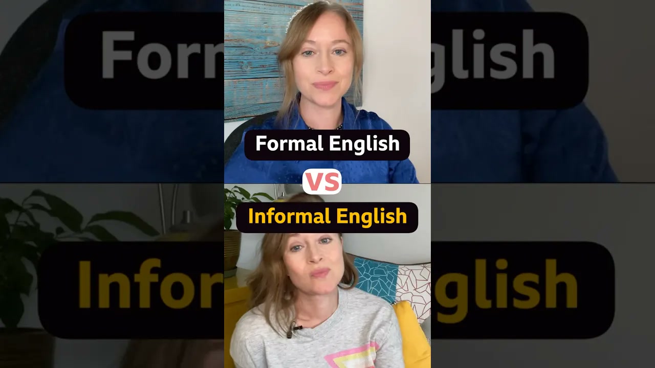 Formal and informal English Thumbnail